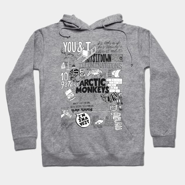 Arctic Monkeys Hoodie by The Collection